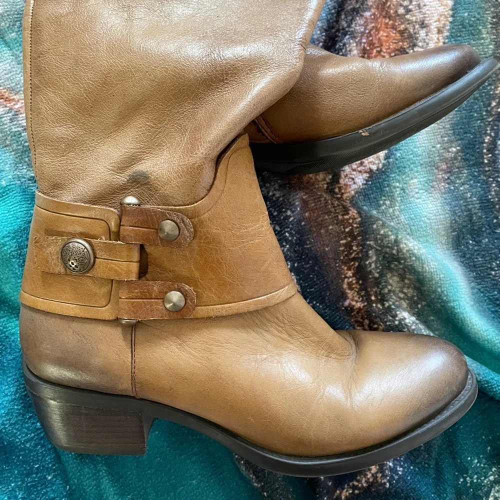 VINCE CAMUTO Leather Over-the-Knee BOOTS Size 6B 36